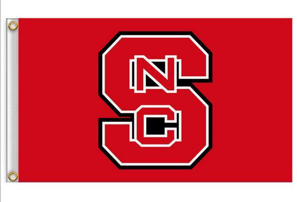 North Carolina State Wolfpack Flag 3ft x 5ft Polyester  Banner