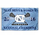 North Carolina Tar Heels Men's and Women's Lacrosse Champs Flag 3X5FT