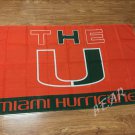 Miami Hurricanes flag 3ftx5ft Banner 100D Polyester Flag metal Grommets