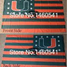 Miami Hurricanes Flag 3ft x 5ft Polyester Banner Flying