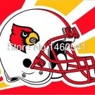 Louisville Cardinals Helmet Flag 3ft x 5ft Polyeste  Cardinals Flying