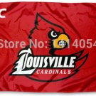 Louisville Cardinals 3x5 ft Banner 100D Polyester flag brass grommets