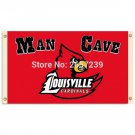 Louisville Cardinals Man Cave Flag 3x5FT Polyester brass grommets custom66