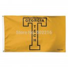 Georgia Tech Yellow Jackets Throwback Vintage College Large Outdoor Flag 3x5 ft