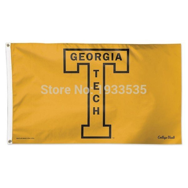 Georgia Tech Yellow Jackets Throwback Vintage college banner 3X5ft Flag