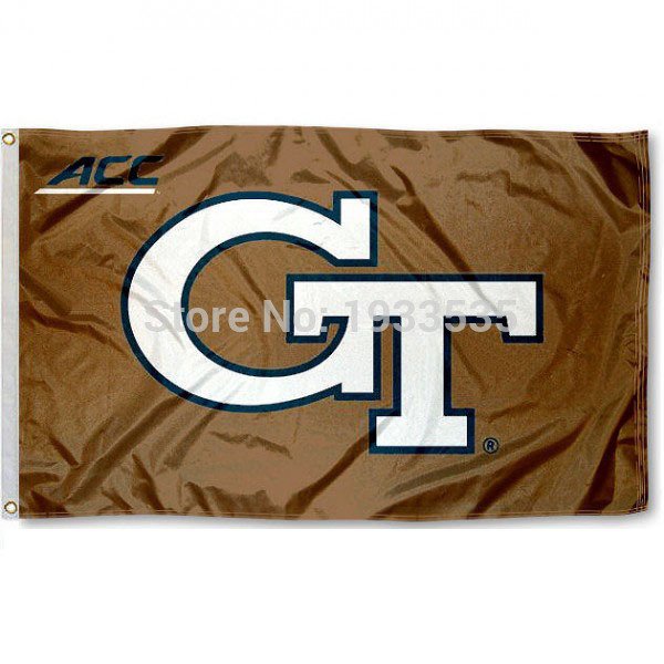 Georgia Tech Yellow Jackets ACC college banner 3X5ft Flag