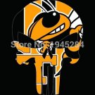 Georgia Tech Yellow Jackets Skull Flag Banner Vertical 3x5FT  New Polyester