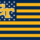 GT Yellow Jackets Georgia Tech Flag for Alumni Nation Flag 3FTX 5FT Custom flag