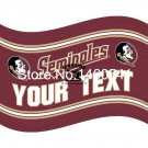 Florida State Seminoles YOUR TEXT custom Flag 3ft x 5ft Polyester  Flying