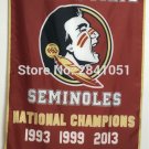 Florida State Seminoles Champions USA Team Outdoor Indoor Flag 3X5 ft