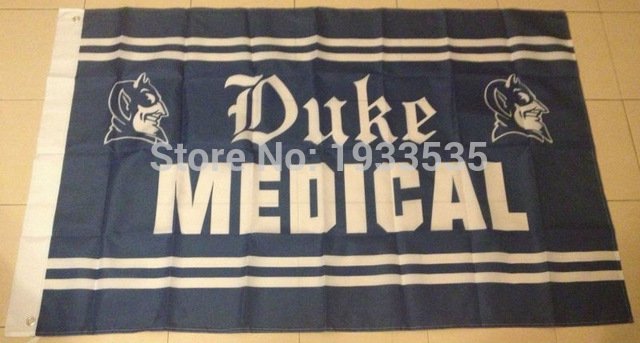 Duke University Blue Devils Medical Flag 3' x 5' Banner metal holes Flag