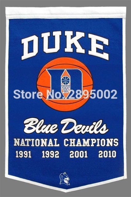 Duke University Blue Devils College Basketball  Flag Polyester grommets 3x5 ft