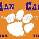 Clemson Tigers Man Cave Flag 3x5FT banner 100D  Polyester bras grommets custom66