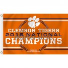 3x5ft Clemson Tigers National Basketball Championship flag Banner 100D Polyester