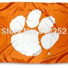 Clemson Tigers CU University Large College Flag 3x5 FT   flag brass grommets 091