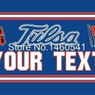 Tulsa Golden Hurricane YOUR TEXT Flag 3ft x 5ft Polyester Banner Flying