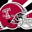 Temple Owls Helmet Flag 3ft x 5ft Polyester  Banner Temple Owls Flying