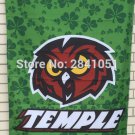 Temple Owls Green American Outdoor Indoor Baseball College Flag 3X5  ft