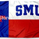 SMU Mustangs Texas State Flag 3x5FT  Polyester brass grommets custom66