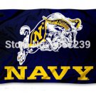 Navy Midshipmen Flag 3x5FT banner 100D  Polyester brass grommets custom66