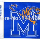 Memphis tigers Flag 150X90CM  3X5FT Banner 100D Polyester grommets custom009