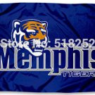 University of Memphis Tigers Flag 3x5 FT 100D Polyester Custom flag grommets
