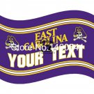 East Carolina Pirates YOUR TEXT Flag 3ft x 5ft Polyester  Banner Flying