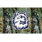 Connecticut Huskies Camo College Large Outdoor Flag 3ft x 5ft Football Hockey
