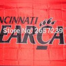 CINCINNATI BEARCATS  UNIVERSITY FLAG 3x5FT  Polyester brass grommets custom66