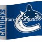 Vancouver Canucks wordmark Flag Polyester 150X90CM  Custom flag grommets 6038