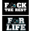 3ftx5ft Banner 100D Polyester Flag metal Grommets San Jose Sharks flag