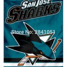 San Jose Sharks Outdoor Indoor Garden Team Hockey House Flag 3X5 ft Custom Any