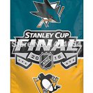 San Jose Sharks vs Pittsburgh Penguins  3X5FT Banner 100D Polyester grommets