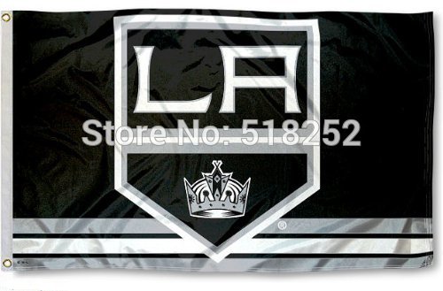 Los Angeles Kings column Flag  3x5FT Banner 100D Custom flag grommets 6038