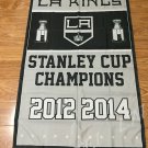 Los Angeles Kings flag 3ftx5ft Banner 100D Polyester Flag metal Grommets