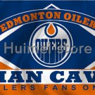 Edmonton Oilers Flag  3ft x 5ft Polyester MAN CAVE Style Banner