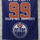 Edmonton Oilers WAYNE GRETZKY Stanley Cup Outdoor Indoor Hockey College Flag 3X5