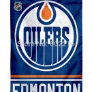 Edmonton Oilers Team and Logo Large Outdoor Flag 3FTX 5FT