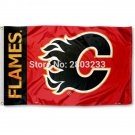 Calgary Flames Large Premium Outdoor Indoor American Hockey Flag 3X5FT