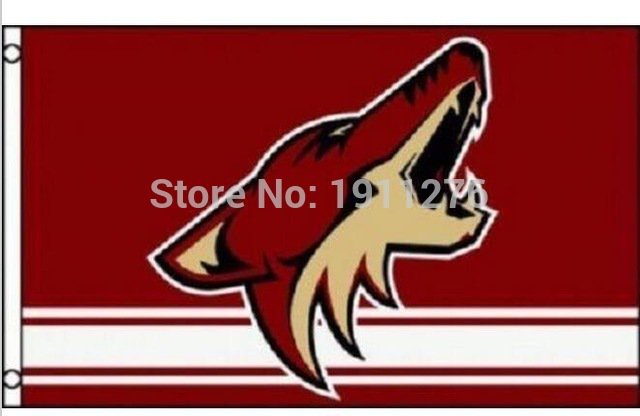 Phoenix Coyotes Flag 3x5 FT 150X90CM Banner Polyester Arizona Coyotes flag