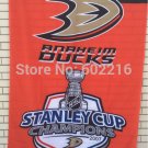 Anaheim Ducks 2007 Stanley Cup Champions Banner Large Outdoor Flag 3ft x 5ft