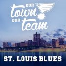 St. Louis Blues streak US Star Flag 3x5 FT 150X90 CM Flag 100D Polyester Flag,