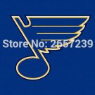 St Louis Blues custom flag 3x5FT  100D Polyester brass grommets custom flag