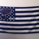 St. Louis Blues US stripe star Flag 3x5 FT 150X90CM Banner 100D Polyester flag