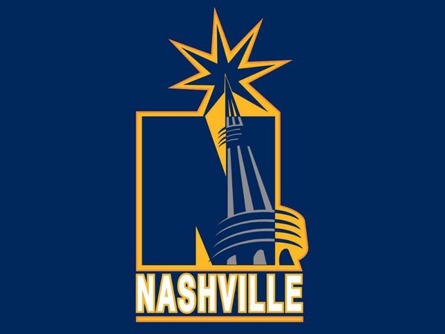 Nashville Predators Flag with Blue Background 3x5ft (about 90x150cm)