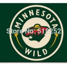 Minnesota Wild logo Flag 3x5FT  Polyester Custom flag grommets 6038