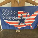 Dallas Cowboys Flag  Flag Blue Star With Stripe 3x5 FT World Series 2016 Banner