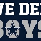 Dallas Cowboys USA flag with star and stripe 3x5 FT Banner 100D Polyester