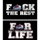 Colorado Avalanche flags   digital print banner with 2 Metal Grommets 3x5ft