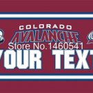 Colorado Avalanche Custom Your Text Flag 3ft x 5ft Polyester Team Banner Flying